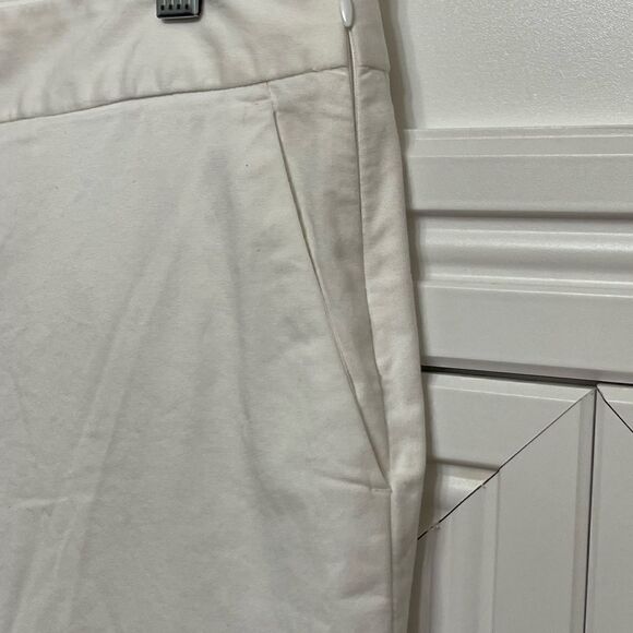 Pendleton White‎ Side Zip Cropped Pants size 12 - Picture 3 of 6